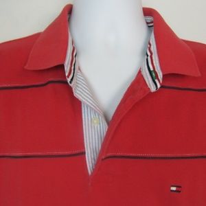 Tommy Hilfiger Men's Stripped Polo Shirt XL